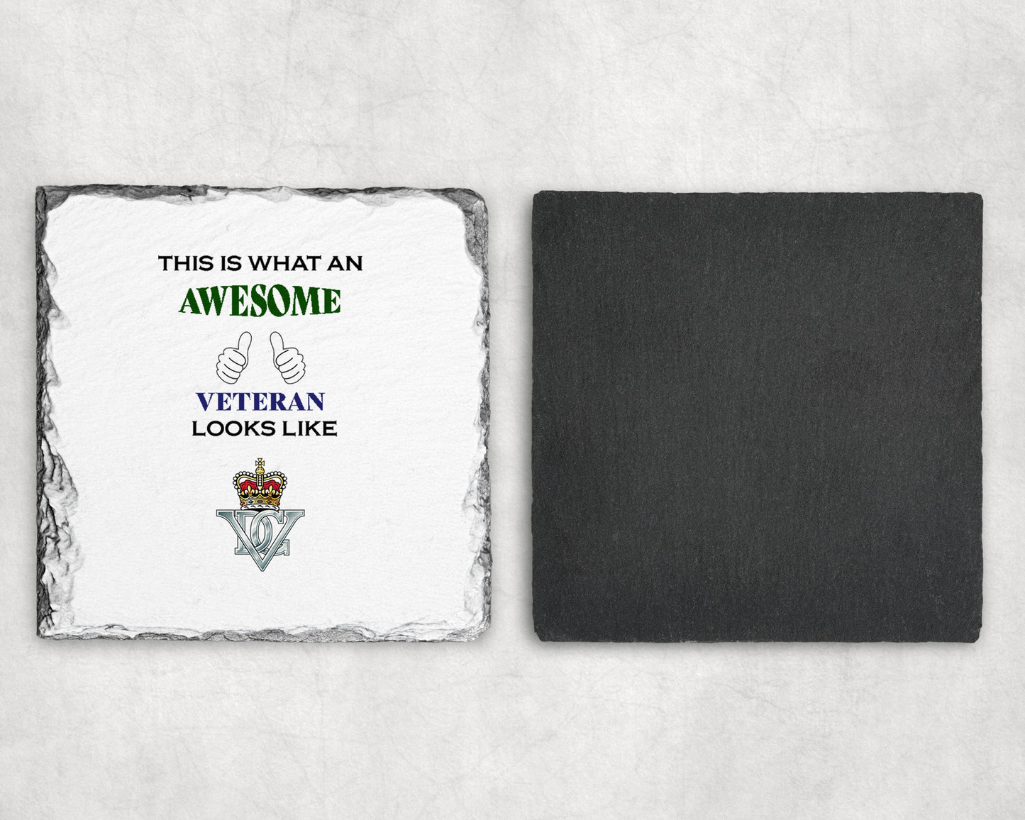 5th Royal Inniskilling Dragoon Guards - Veteran - Slate Coaster