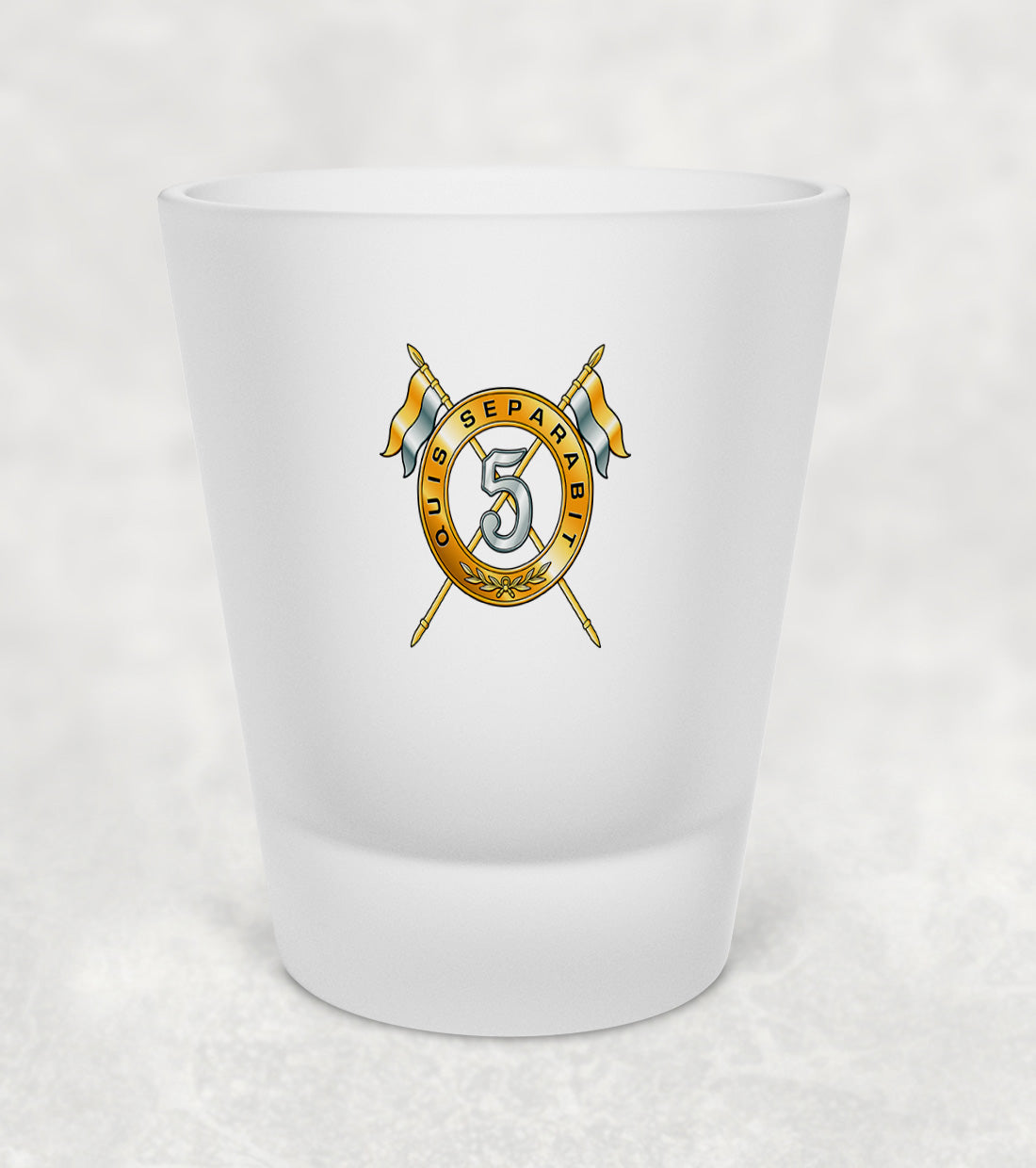 5th Royal Irish Lancers - Shot Glass