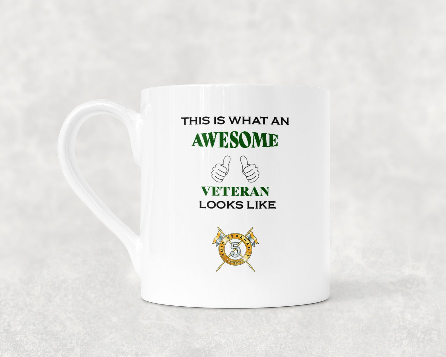 5th Royal Irish Lancers - Veteran - Bone China Mug