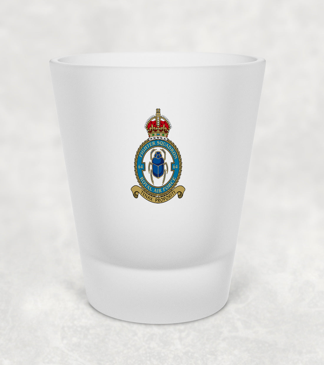 64 Fighter Squadron - Shot Glass