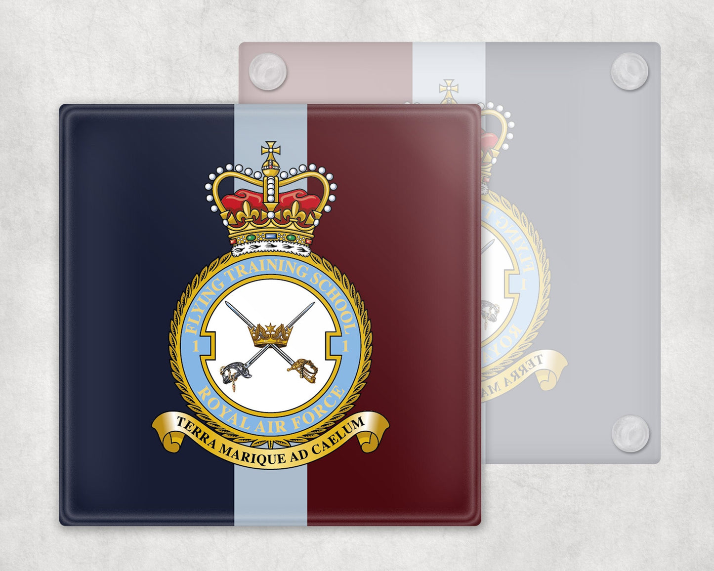 1 Flying Training School - Glass Coaster