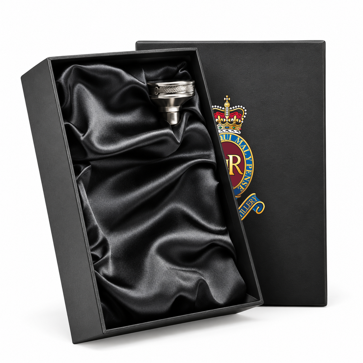7 Para Royal Horse Artillery - Hip Flask — Hip_Flask_Rear_Lid_SHOPIFY_Smart_Object