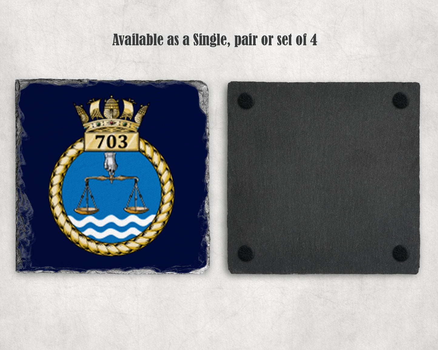 703 Naval Air Squadron - Slate Coaster