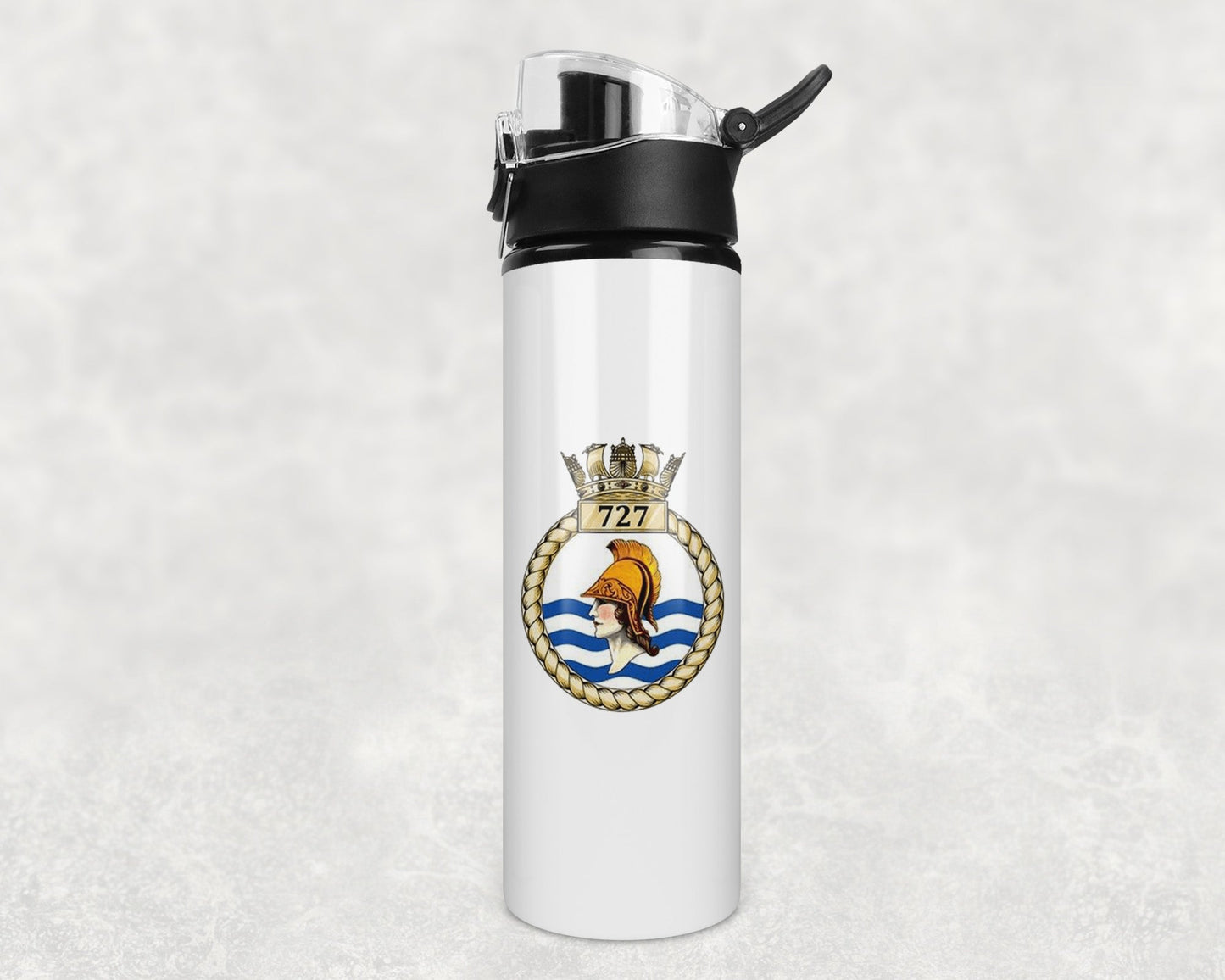 727 Naval Air Squadron - Flip Top Water Bottle