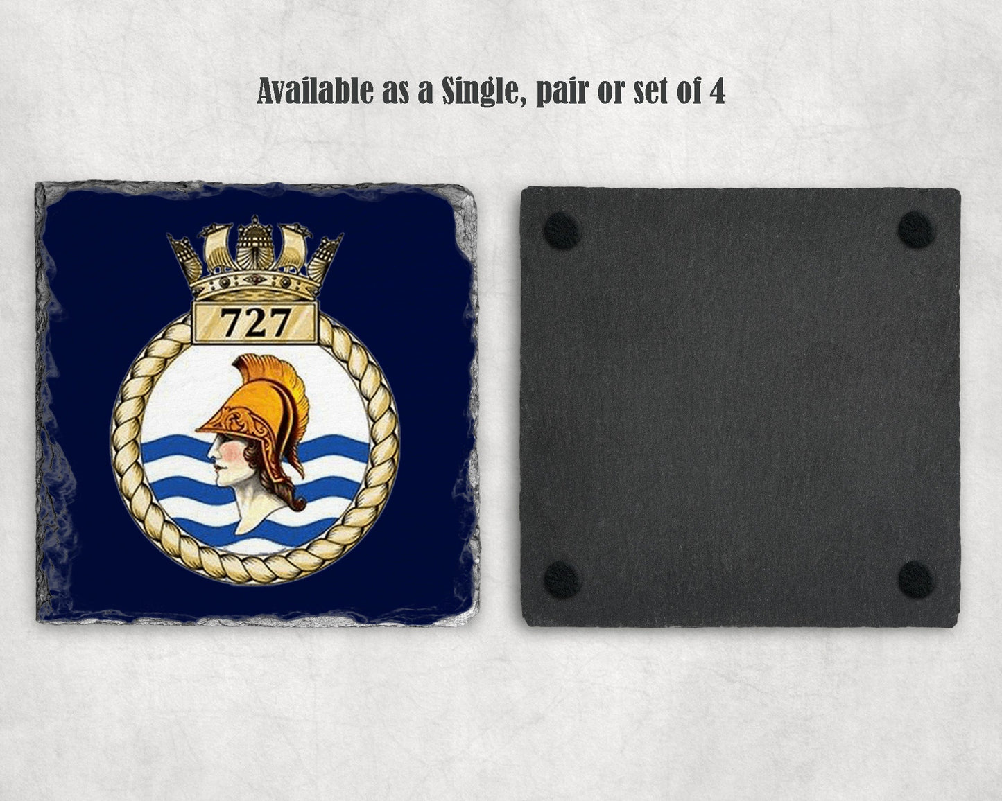 727 Naval Air Squadron - Slate Coaster