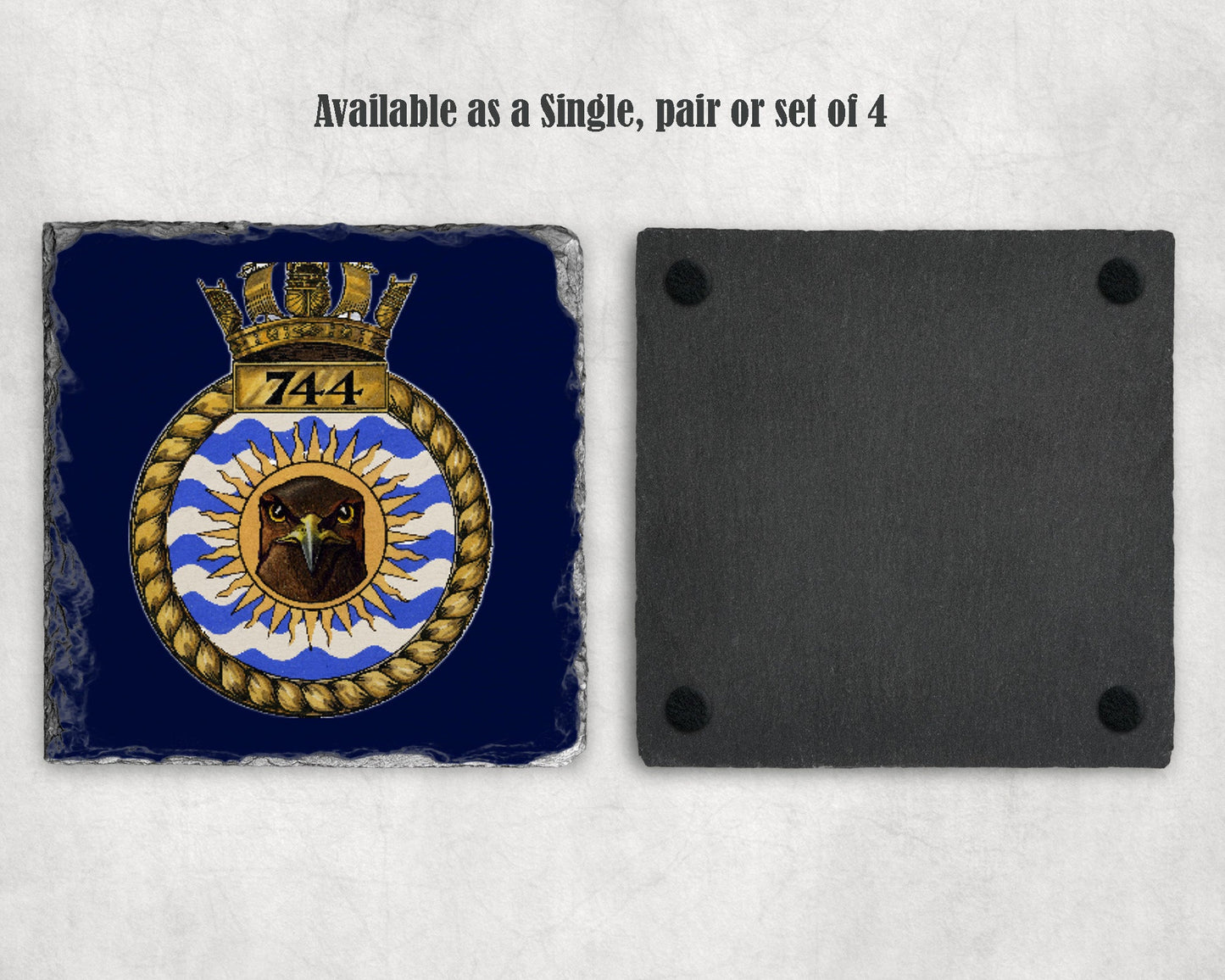 744 Naval Air Squadron - Slate Coaster