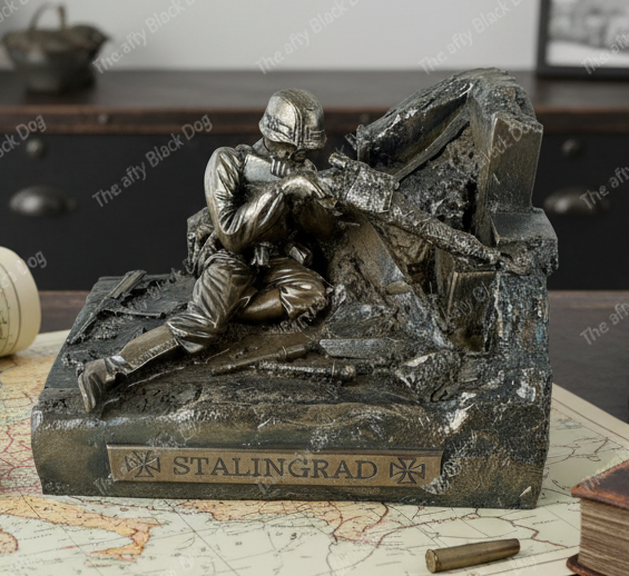 Stalingrad Sniper Cold Cast Bronze Military statue