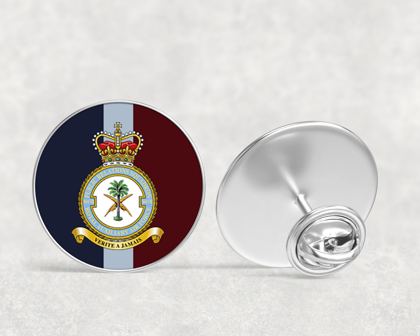 7644 VR Public Relations SQN RAuxAF - Lapel Pin