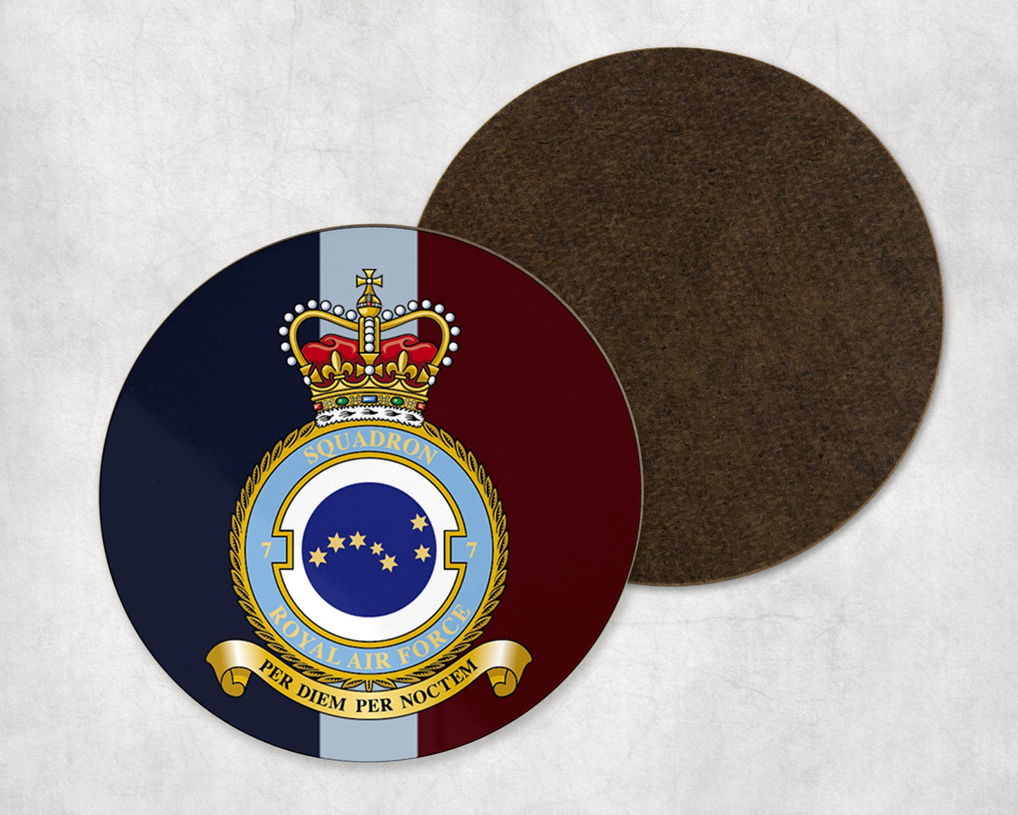 7 Squadron RAF - Round Coaster Set