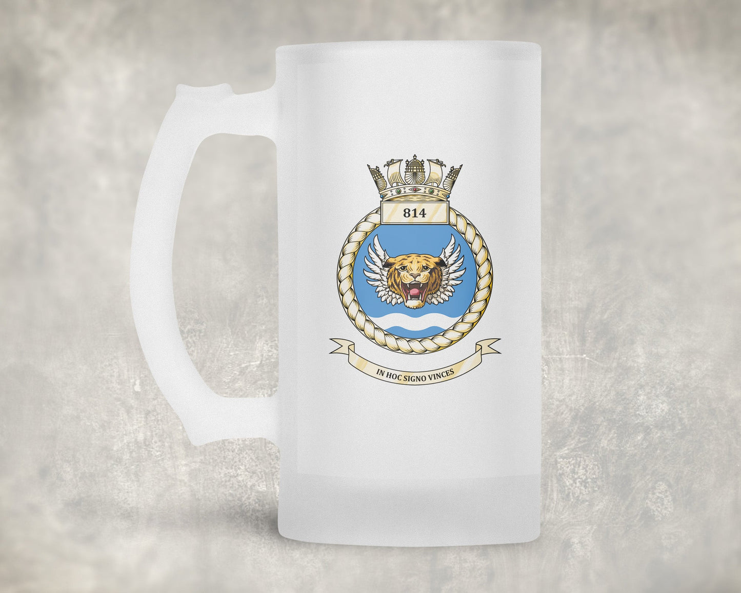 814 Naval Air Squadron - Frosted Stein/Tankard/Beer Mug - Frosted Stein/Tankard/Beer Mug