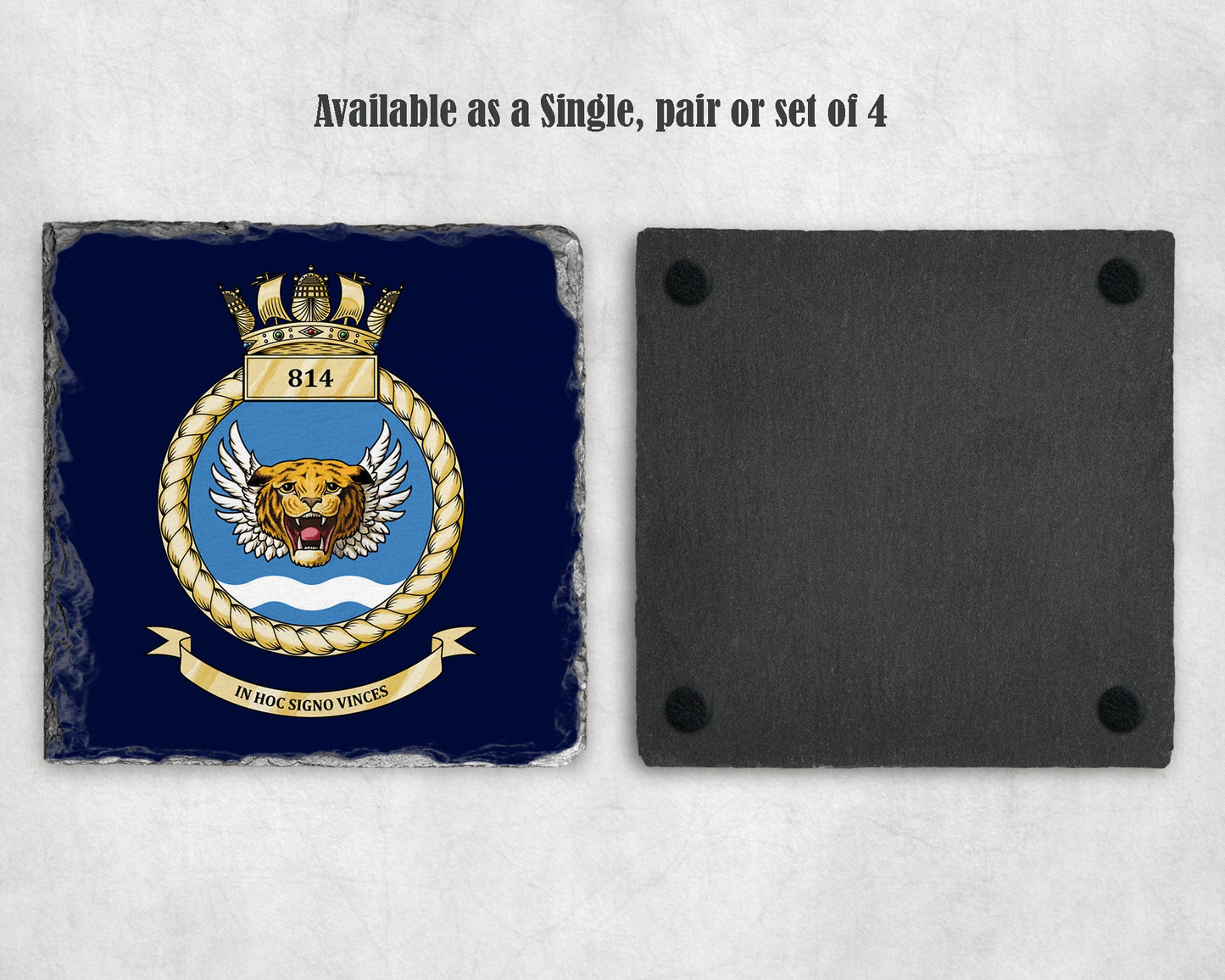814 Naval Air Squadron - Slate Coaster
