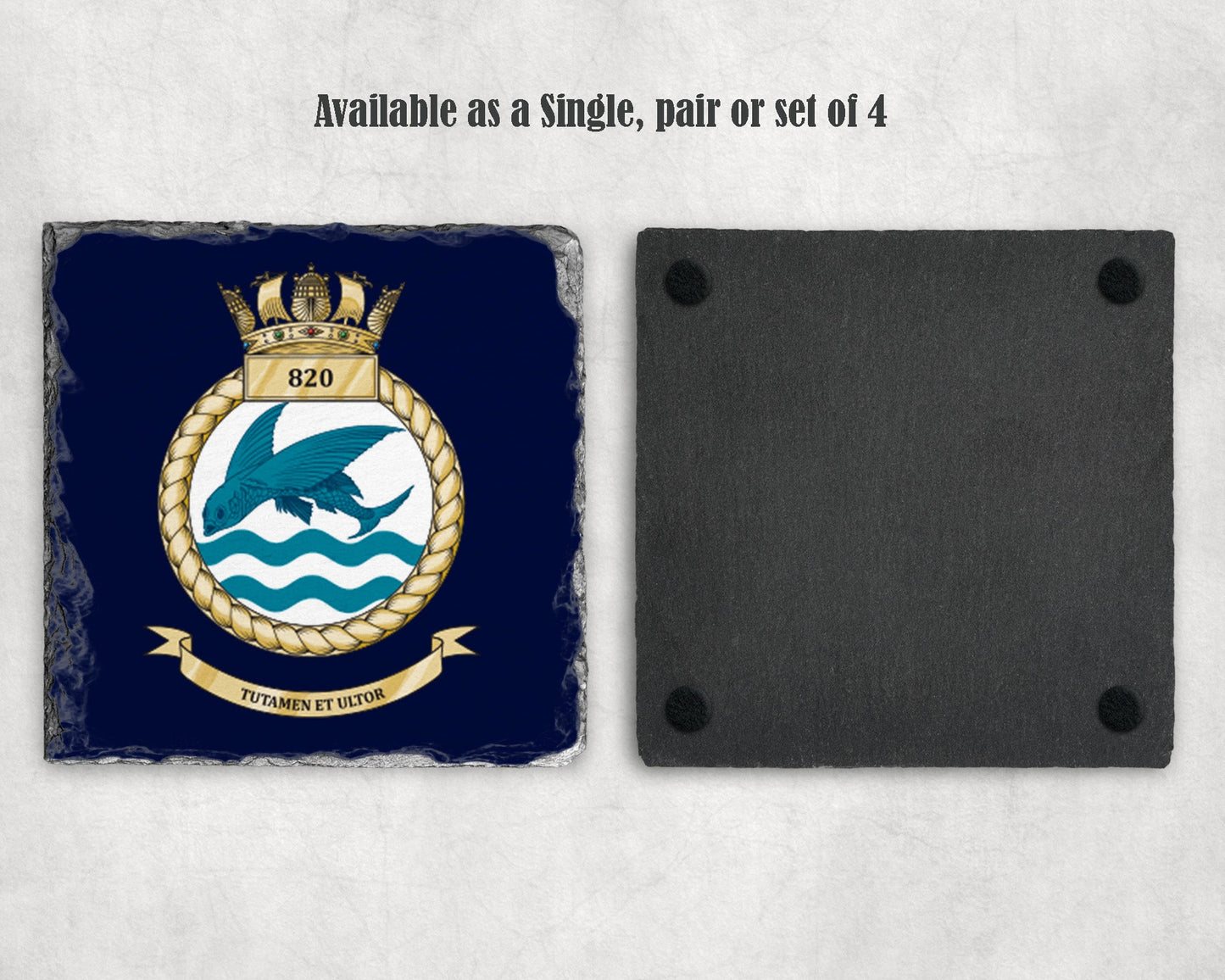 820 Naval Air Squadron - Slate Coaster