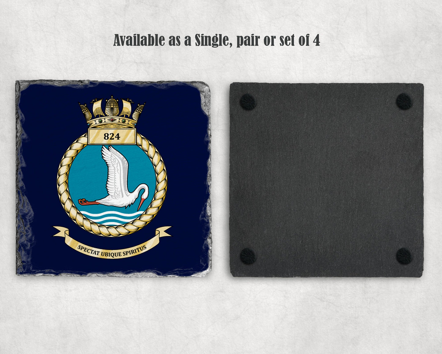 824 Naval Air Squadron - Slate Coaster