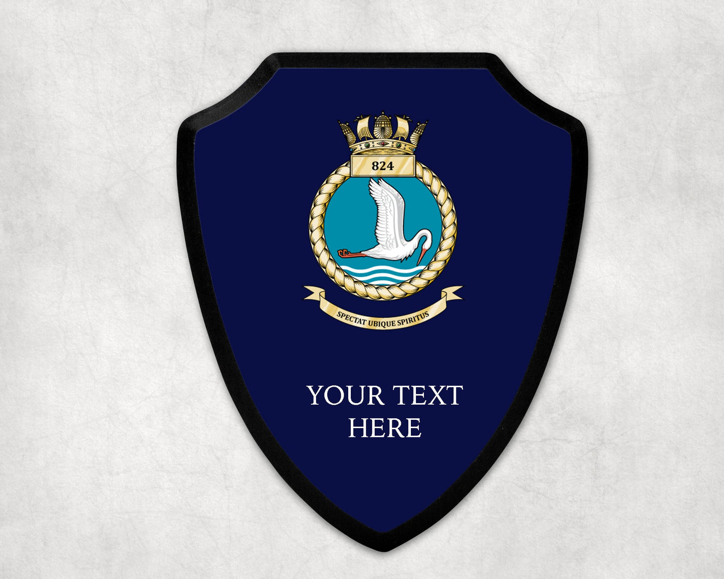 824 Naval Air Squadron - Royal Navy Printed Wall Shield