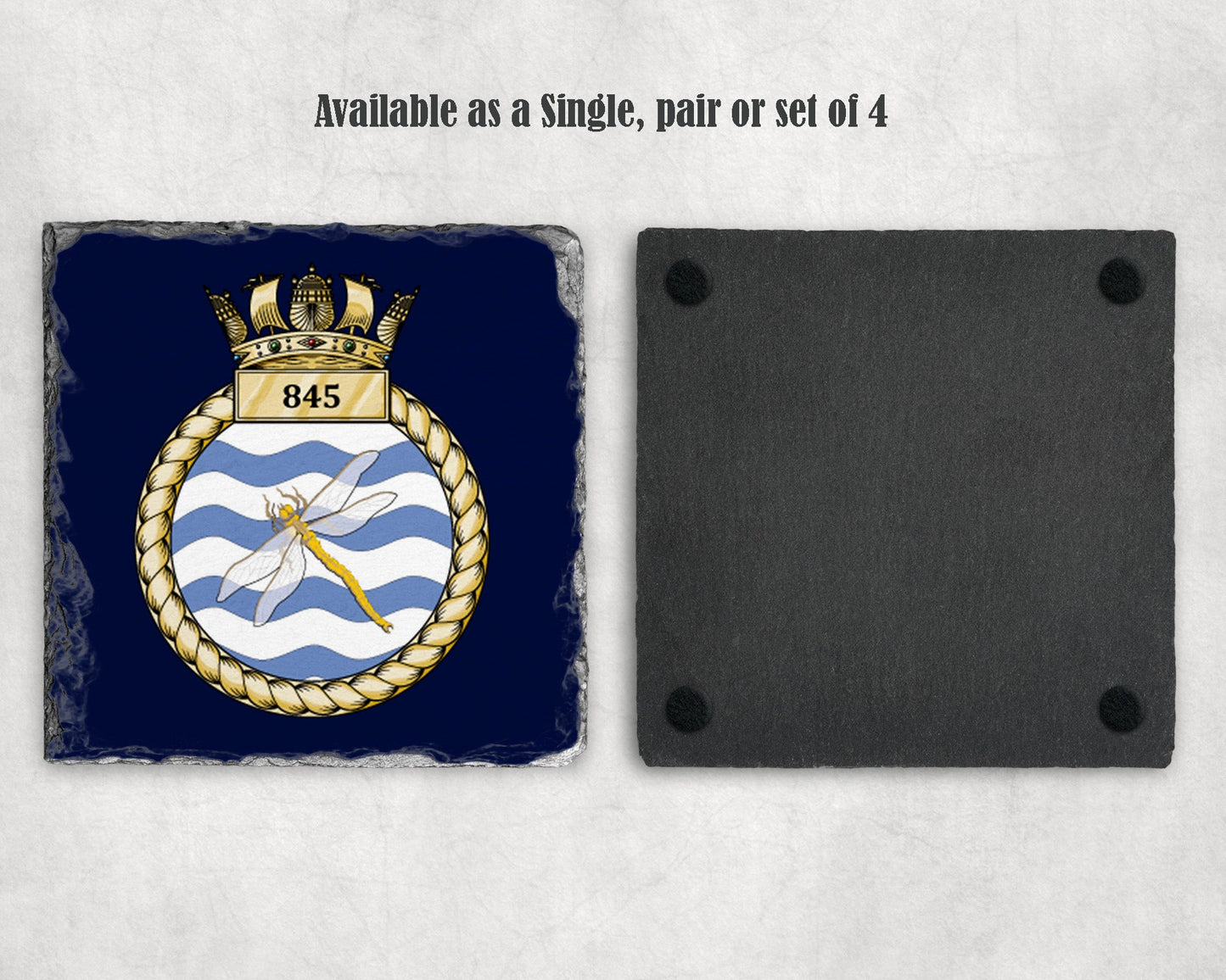 845 Naval Air Squadron - Slate Coaster