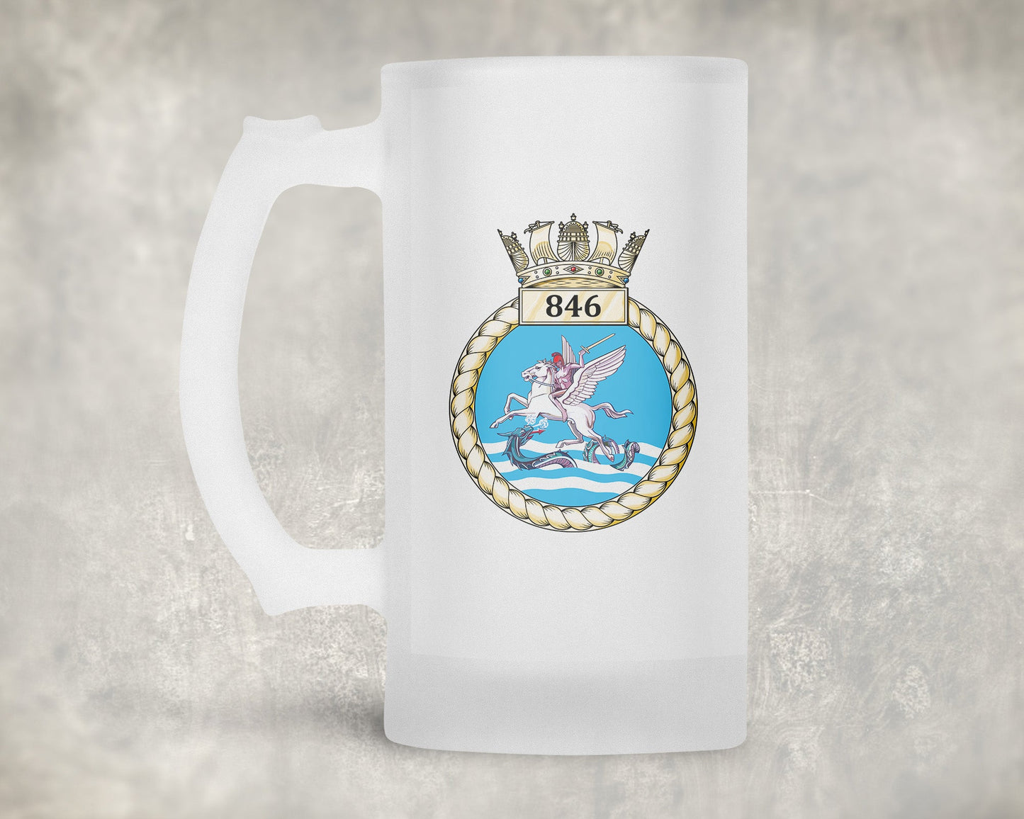 846 Naval Air Squadron - Frosted Stein/Tankard/Beer Mug - Frosted Stein/Tankard/Beer Mug