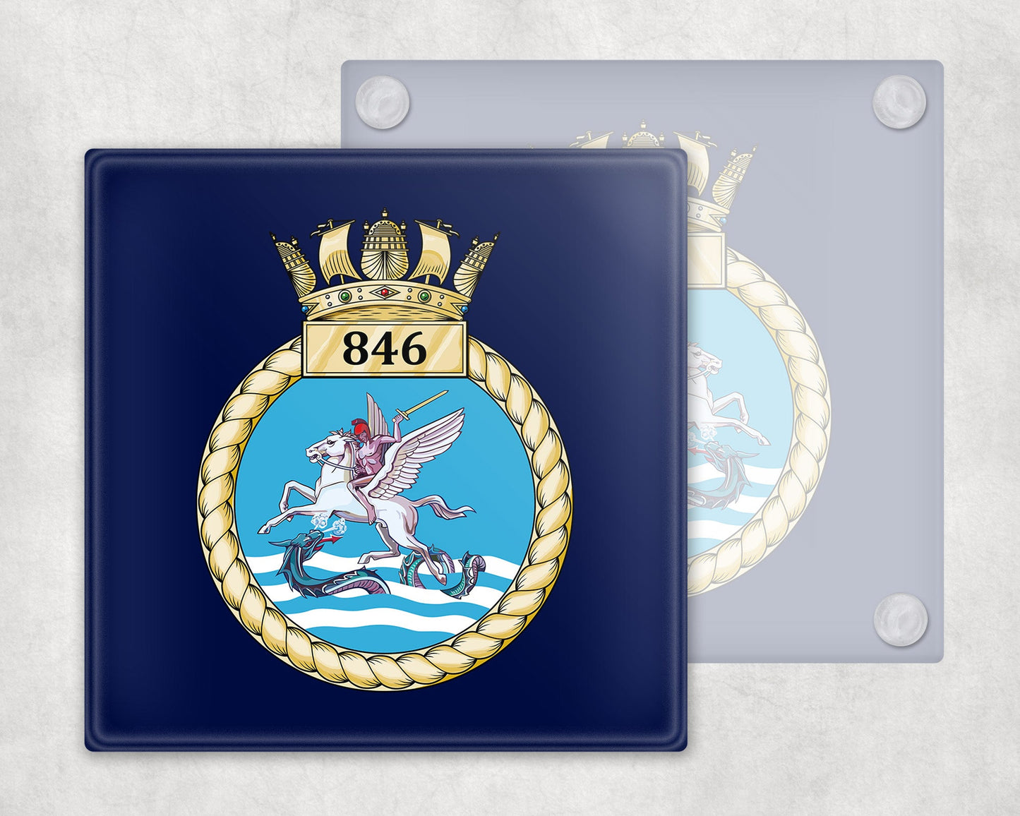 846 Naval Air Squadron - Glass Coaster
