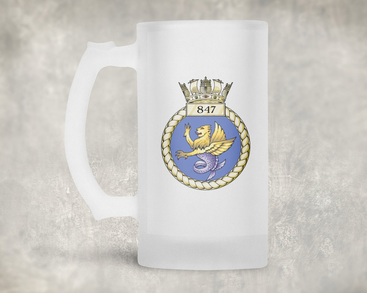 847 Naval Air Squadron - Frosted Stein/Tankard/Beer Mug - Frosted Stein/Tankard/Beer Mug