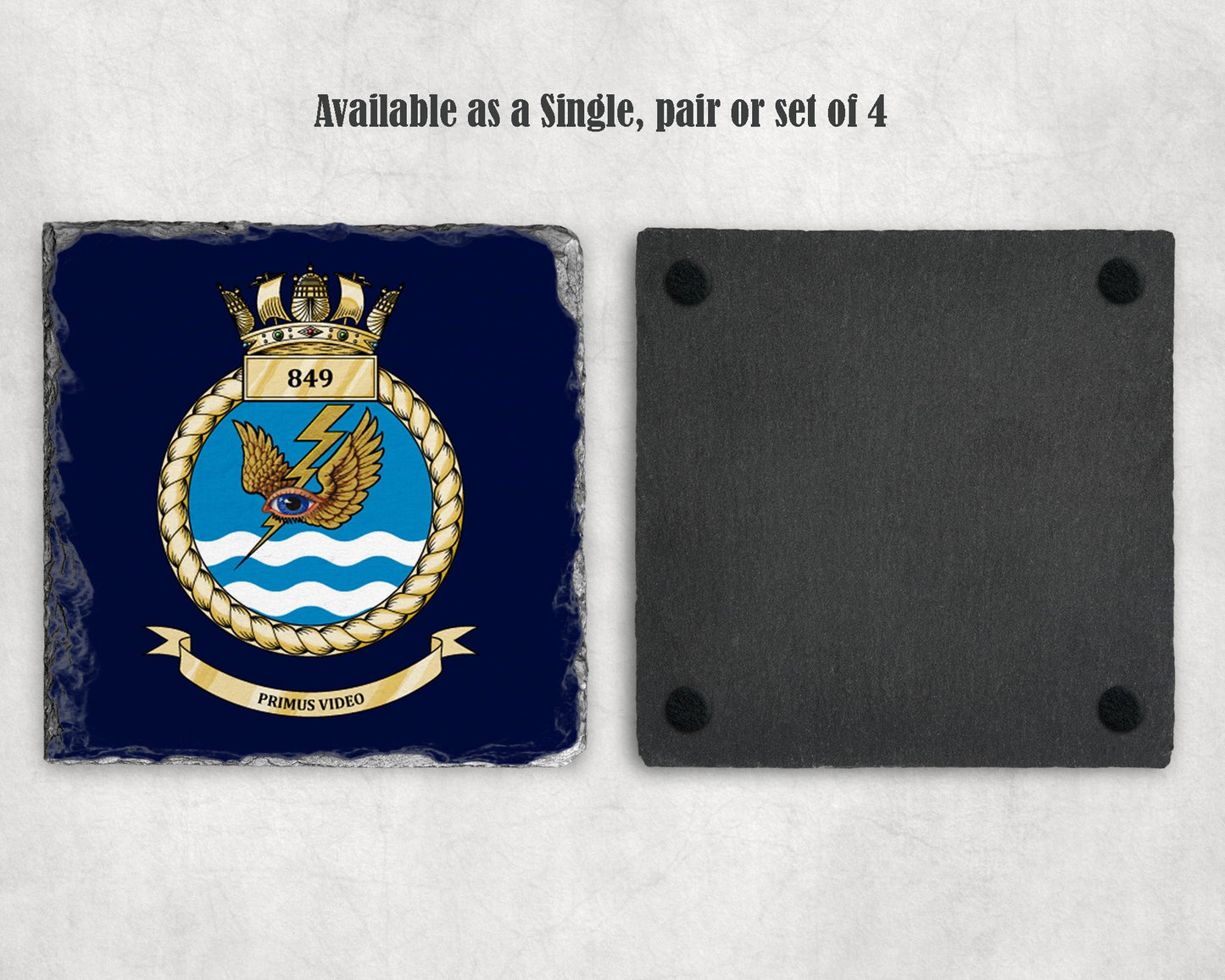 849 Naval Air Squadron - Slate Coaster