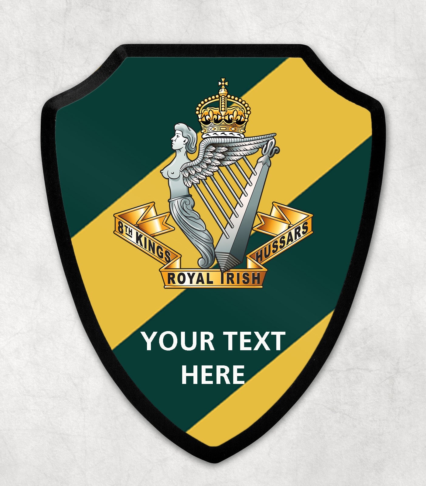 8th Kings Royal Irish Hussars - Printed Wall Shield