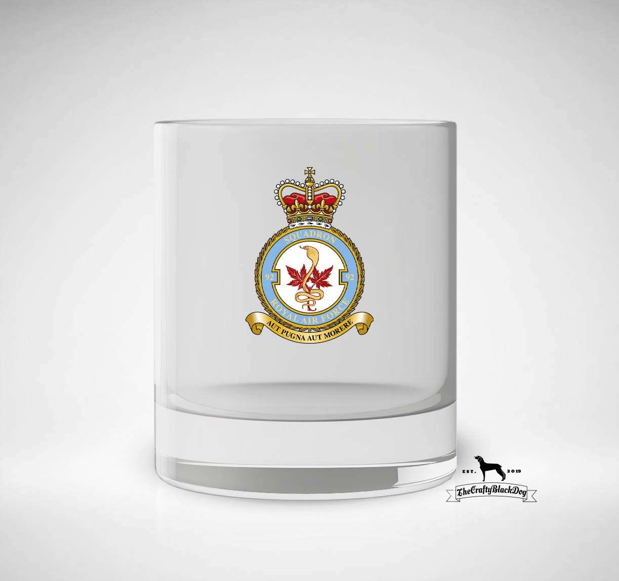 92 Squadron RAF - Whiskey/Spirit Glass