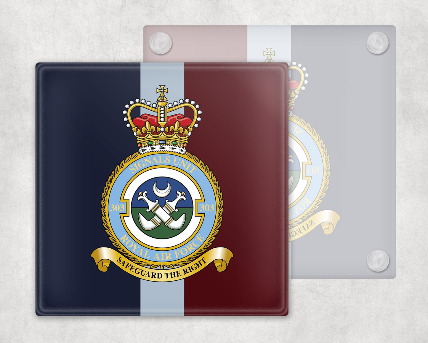 303 Signals Unit - Glass Coaster