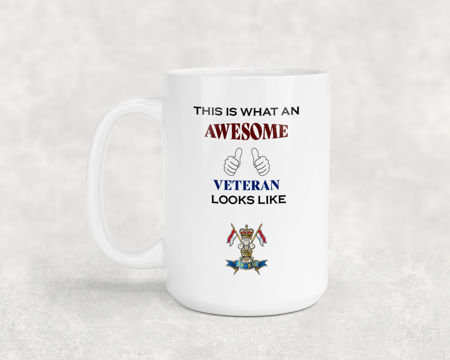 9th/12th Royal Lancers - Veteran - 15oz Mug
