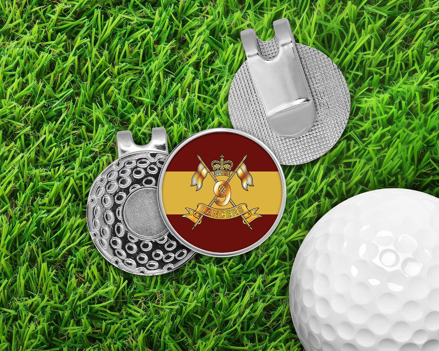 9th Queen's Royal Lancers - Golf Ball Marker Hat Clip