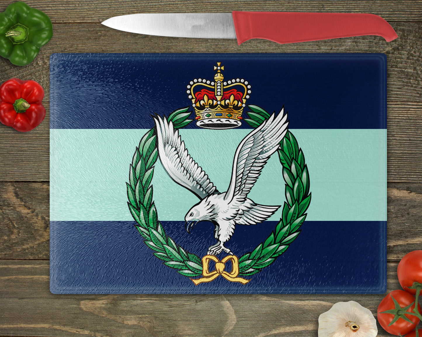 Army Air Corps Cap Badge - Cutting Board