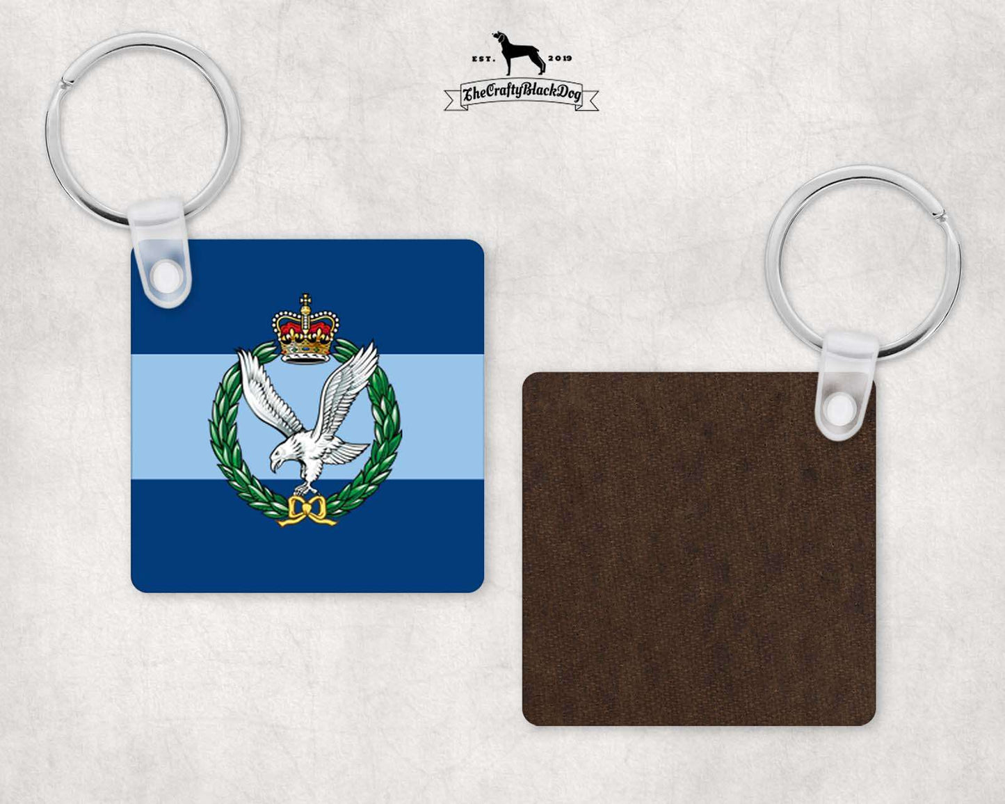 Army Air Corps - Square Key Ring