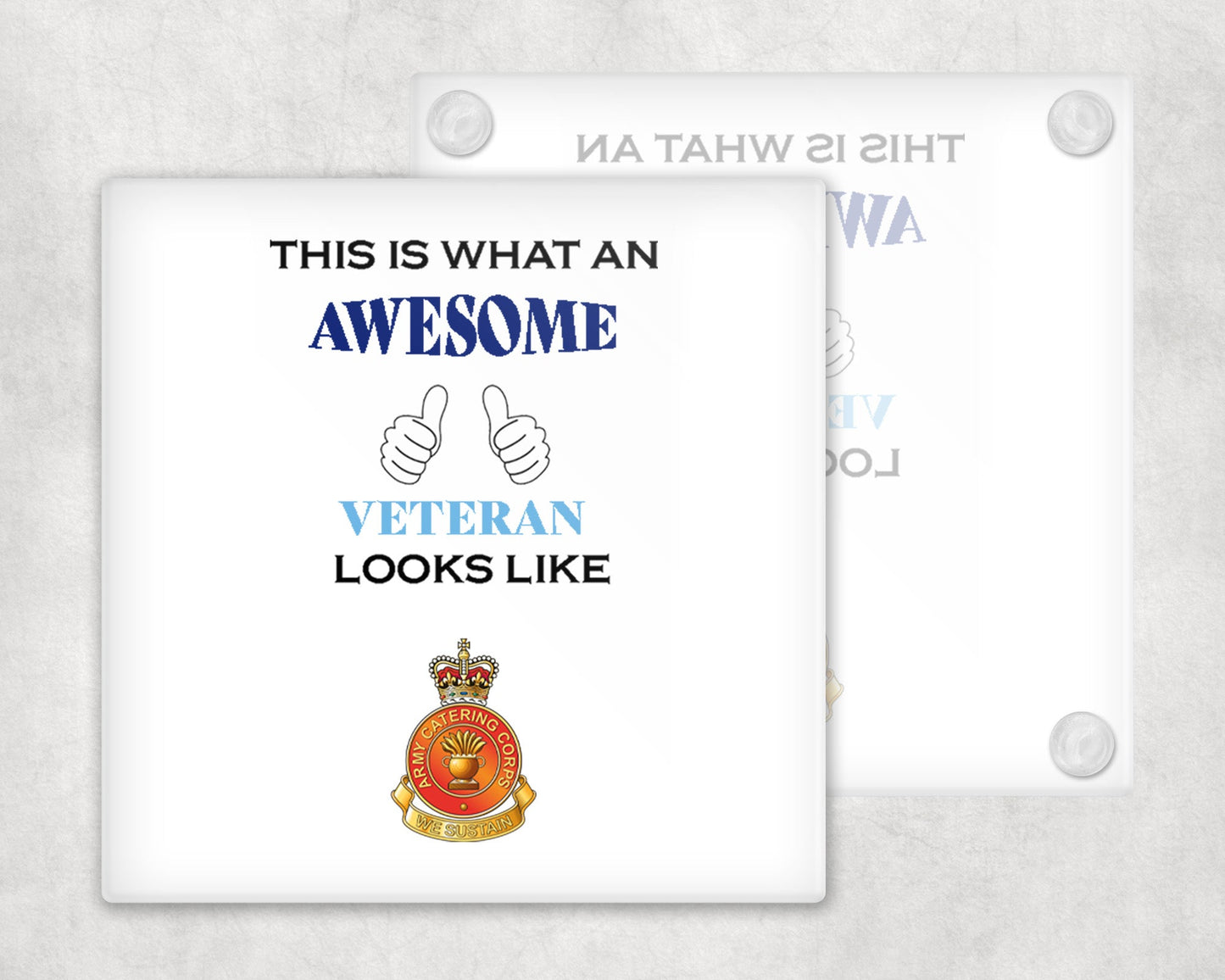 Army Catering Corps - Awesome Veteran Coasters