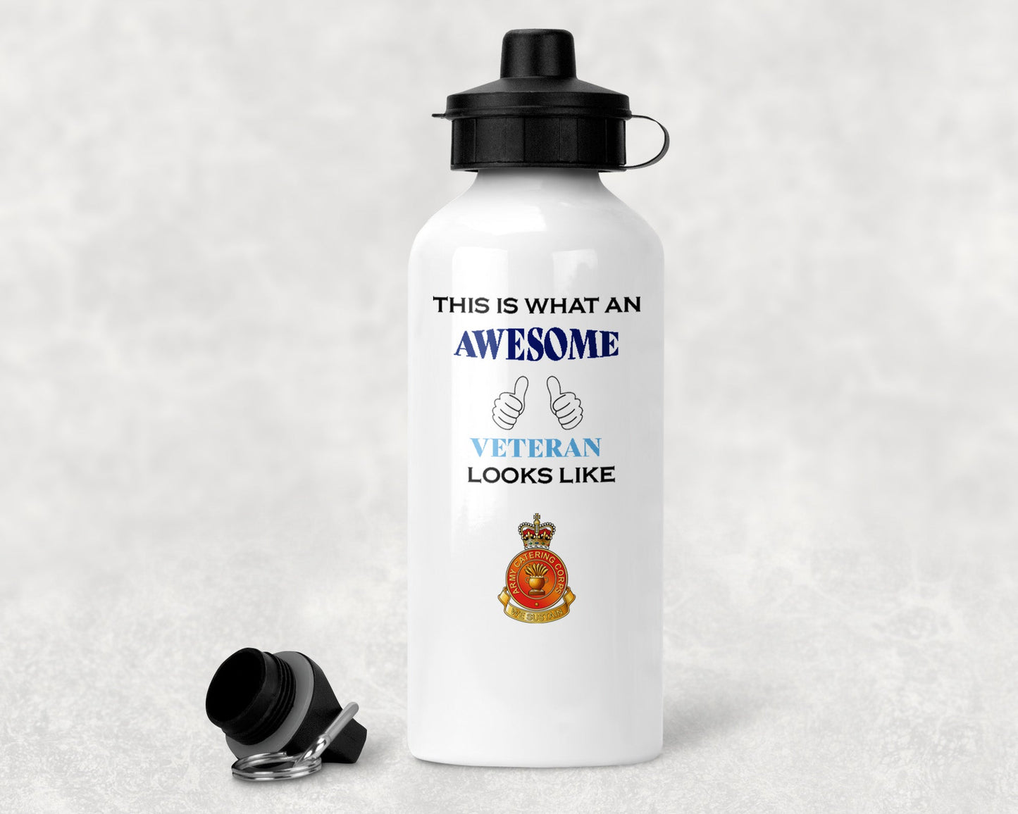 Army Catering Corps - Veteran - Aluminium Water Bottle