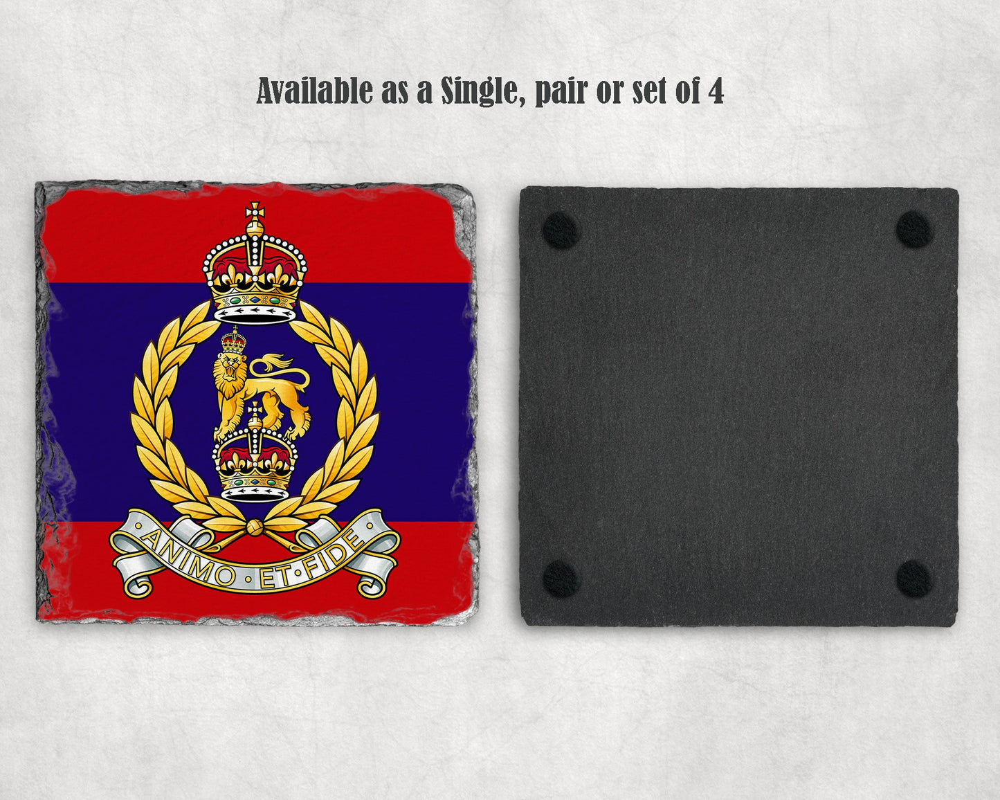 Adjutant General's Corps KC - Slate Coaster