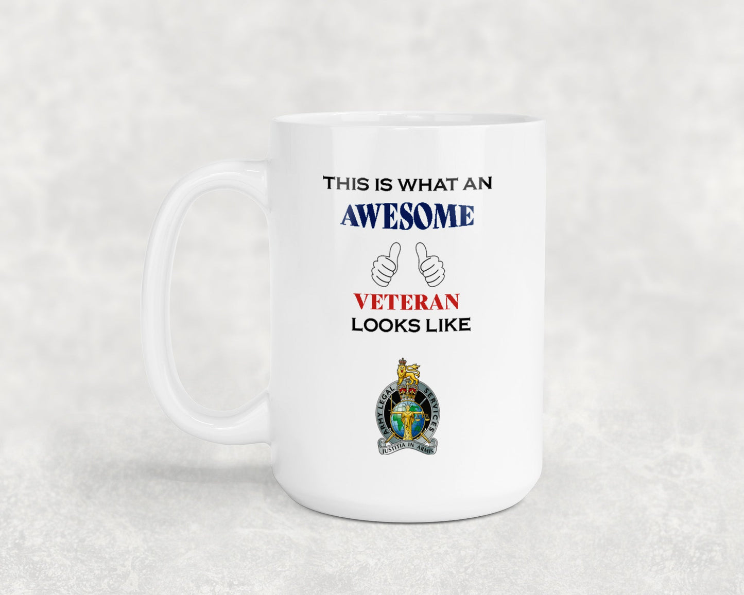 Army Legal Services - Veteran - 15oz Mug