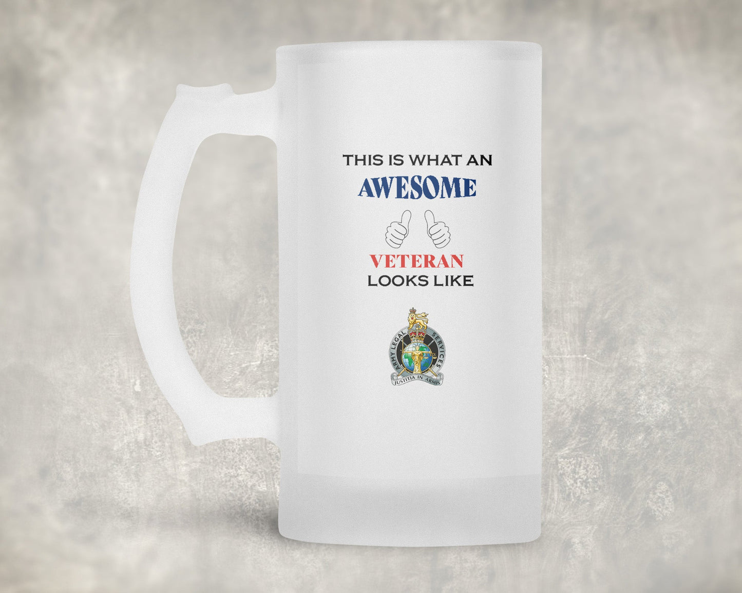 Army Legal Services - Veteran - Frosted Stein