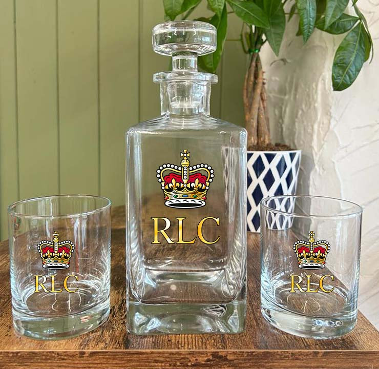 Royal Logistic Corps cypher - Decanter