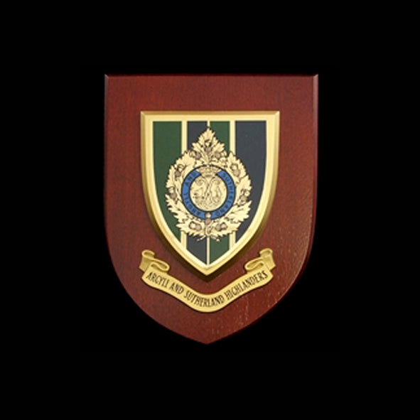 Argyll and Sutherland Highlanders - Wall Shield Plaque | MOD Licensed Seller | Regimental