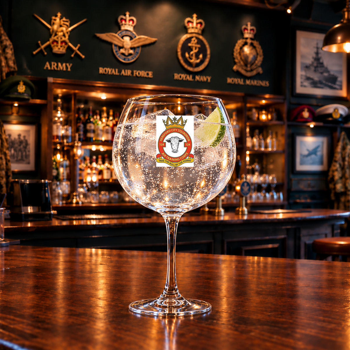 ATC Hereford - Gin Glass | The Crafty Black Dog - Gin Glass | The Crafty Black Dog