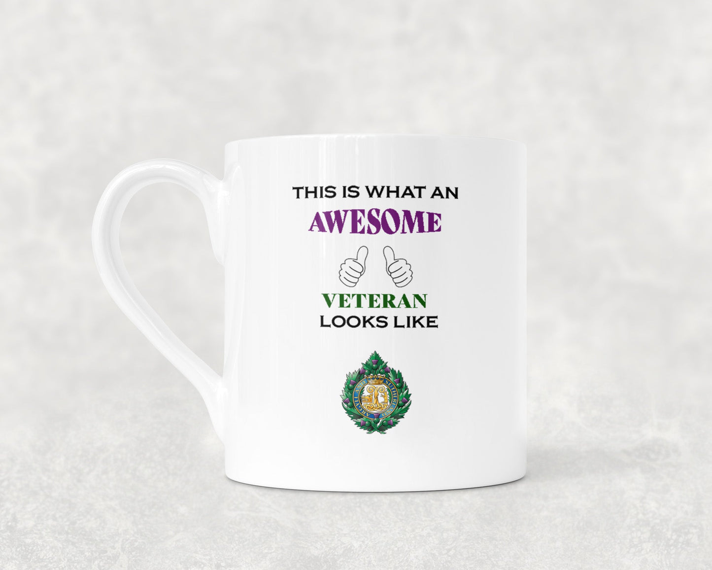 Argyll and Sutherland Highlanders - Veteran - Bone China Mug