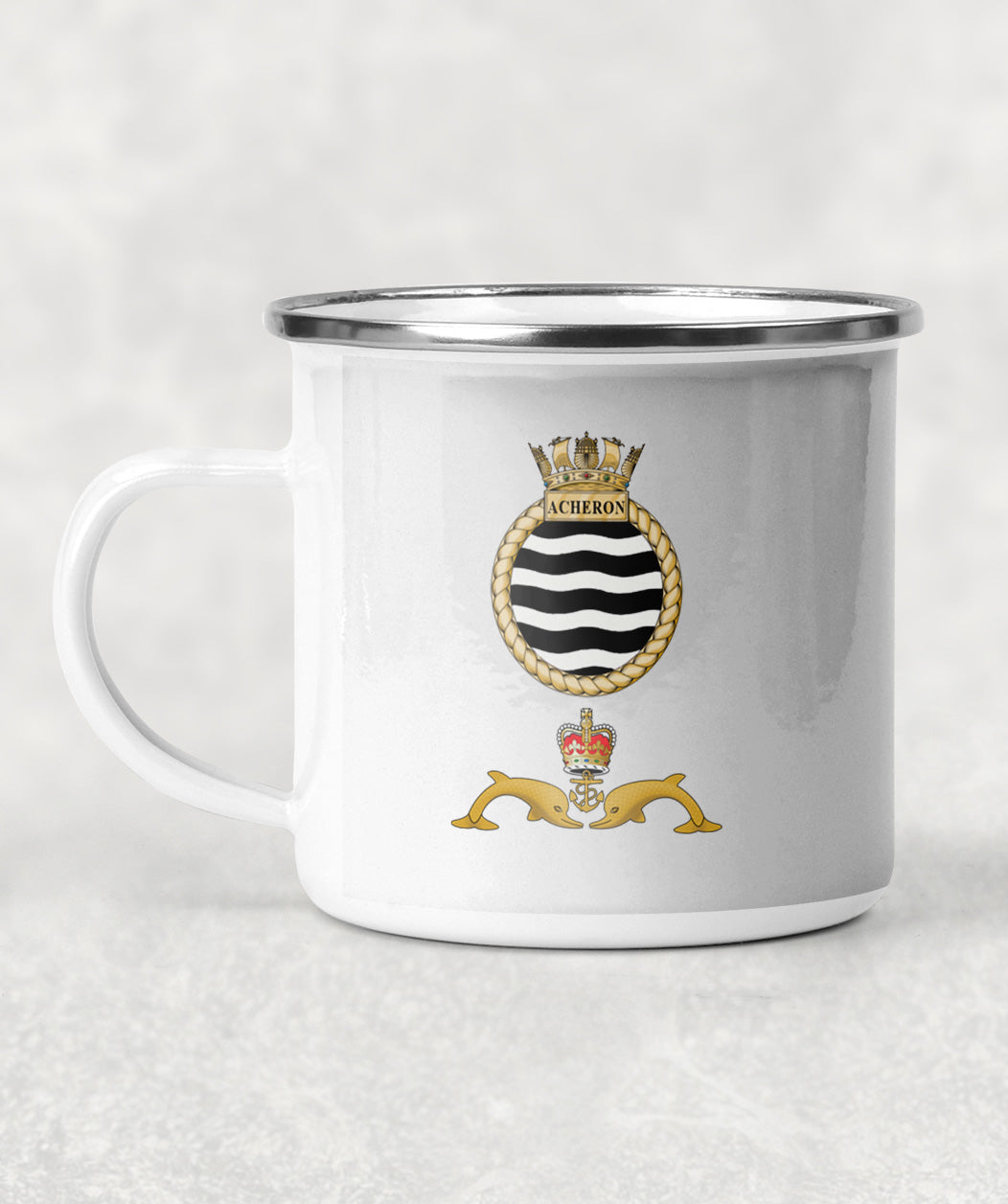 HMS Acheron - Enamel Mug