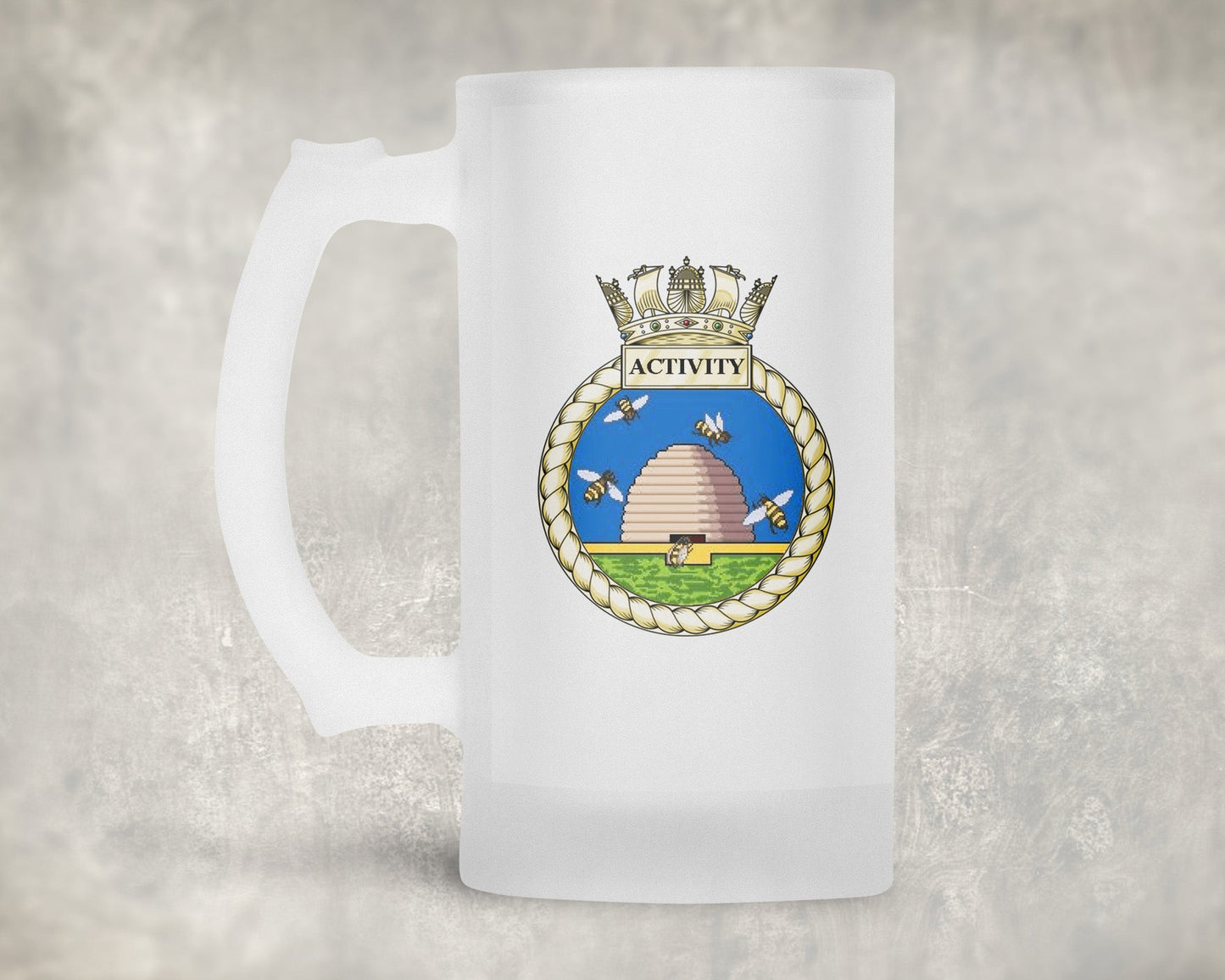 HMS Activity - Frosted Stein/Tankard/Beer Mug - Frosted Stein/Tankard/Beer Mug
