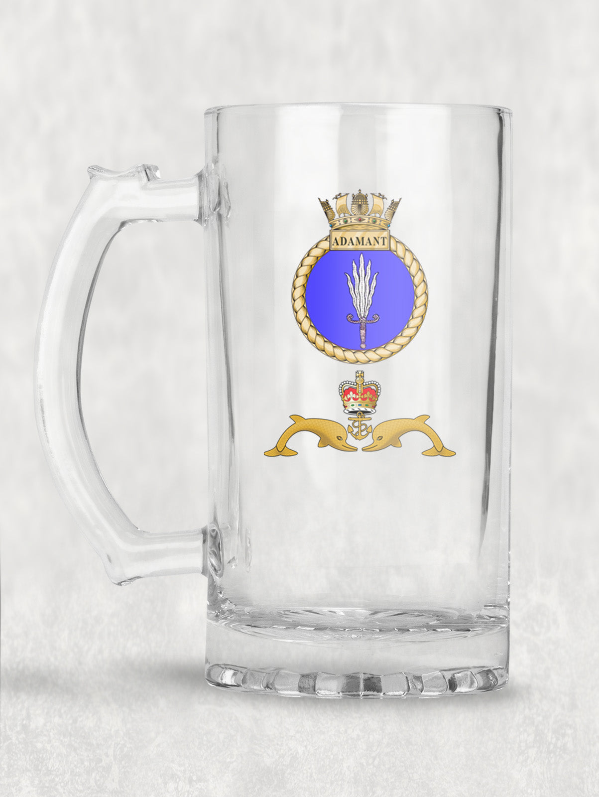 HMS Adamant - Tankard/Beer Mug/Stein
