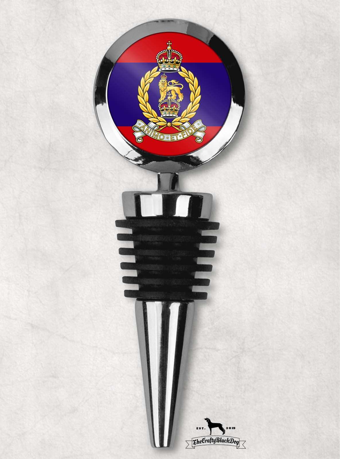 Adjutant General's Corps - Wine Bottle Stopper (New King's Crown)