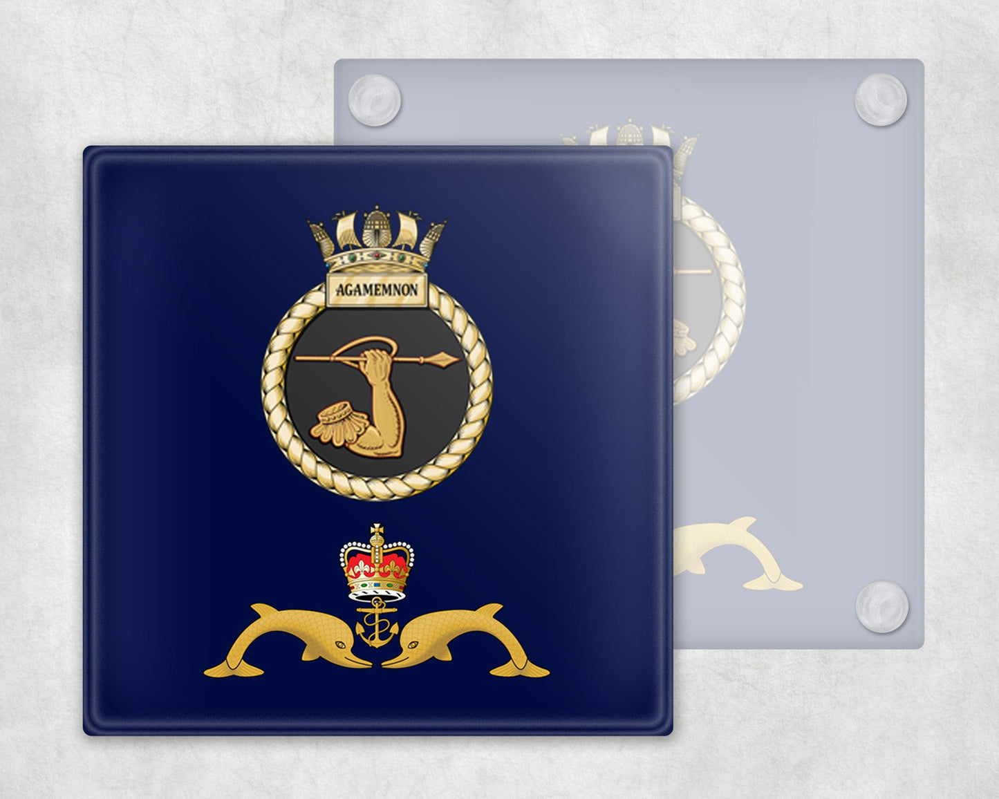 HMS Agamemnon - Glass Coaster