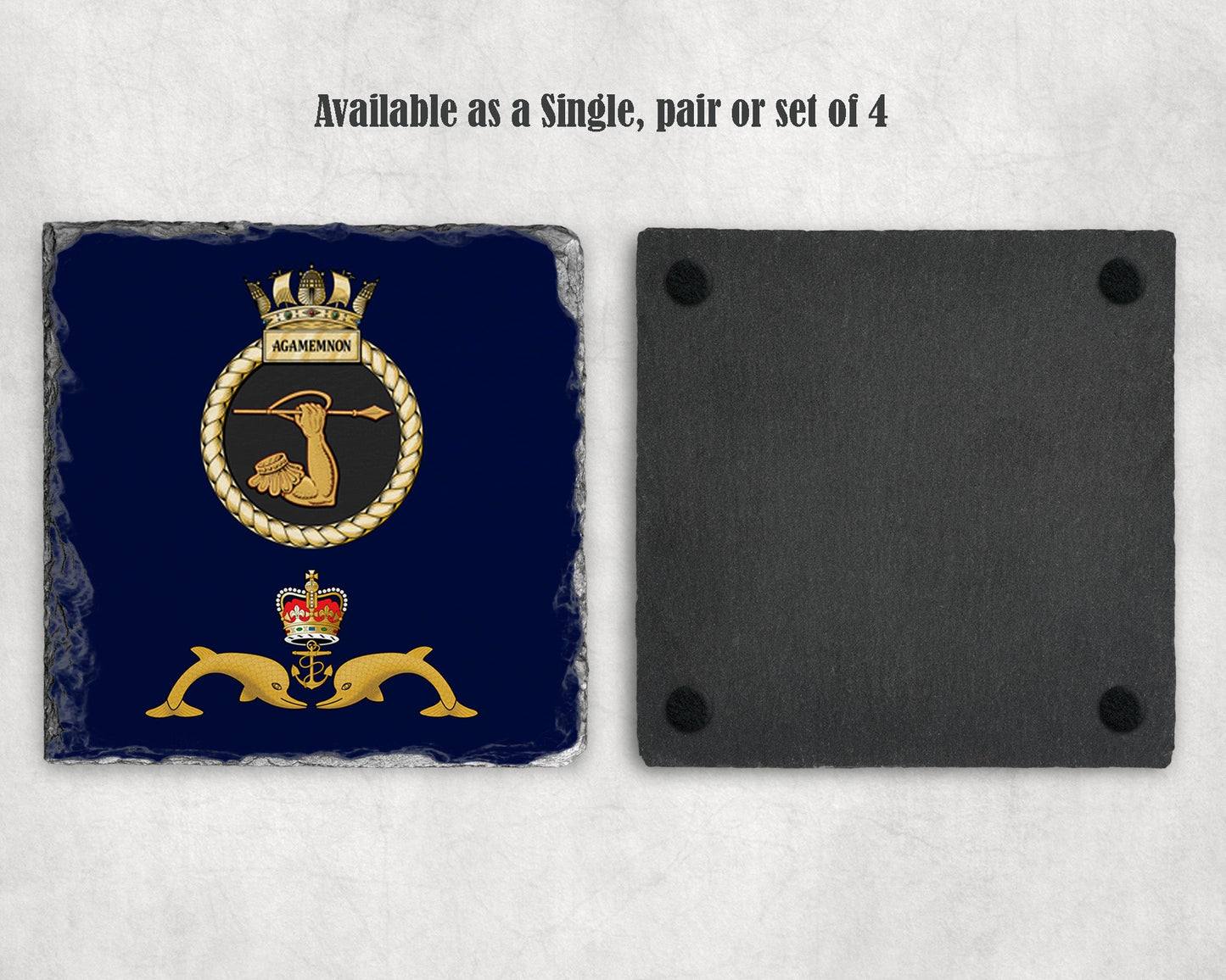 HMS Agamemnon - Slate Coaster
