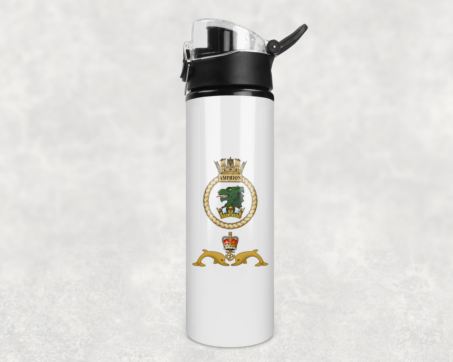 HMS Amphion - Flip Top Water Bottle