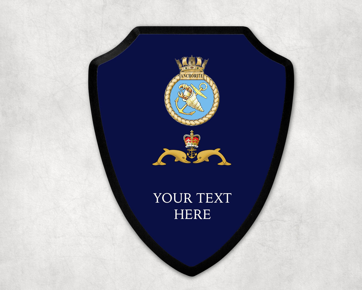 HMS Anchorite - Royal Navy Printed Wall Shield