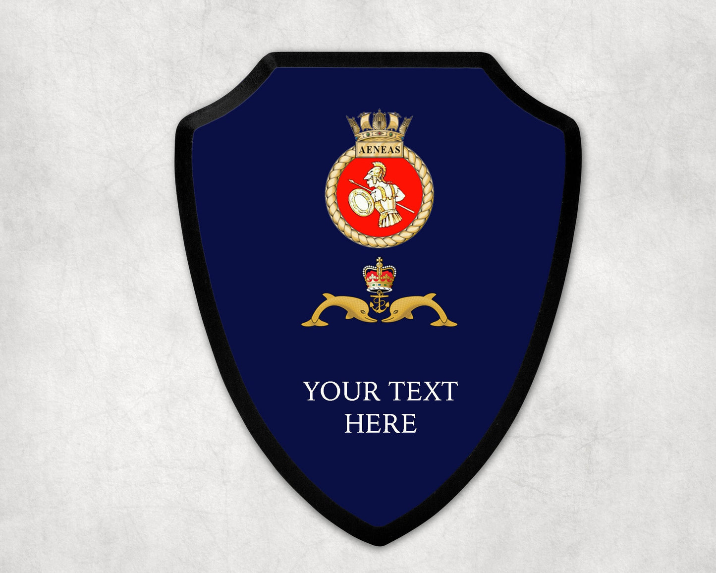 HMS Aeneas - Royal Navy Printed Wall Shield