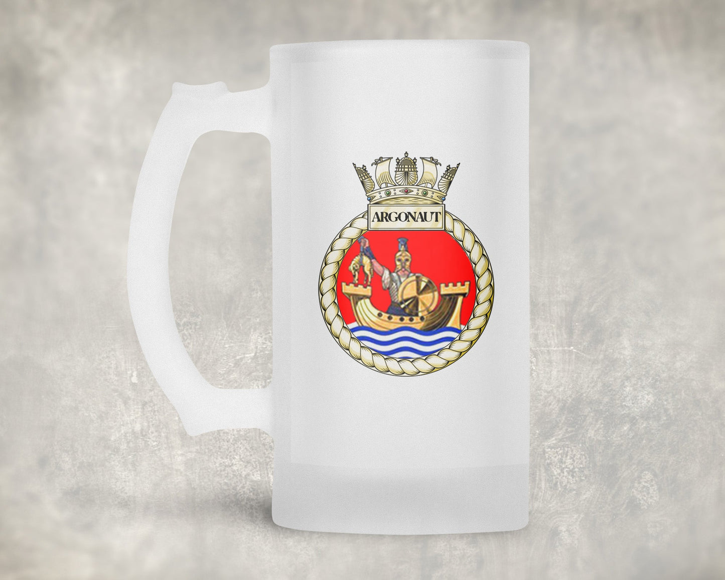 HMS Argonaut - Frosted Stein/Tankard/Beer Mug - Frosted Stein/Tankard/Beer Mug