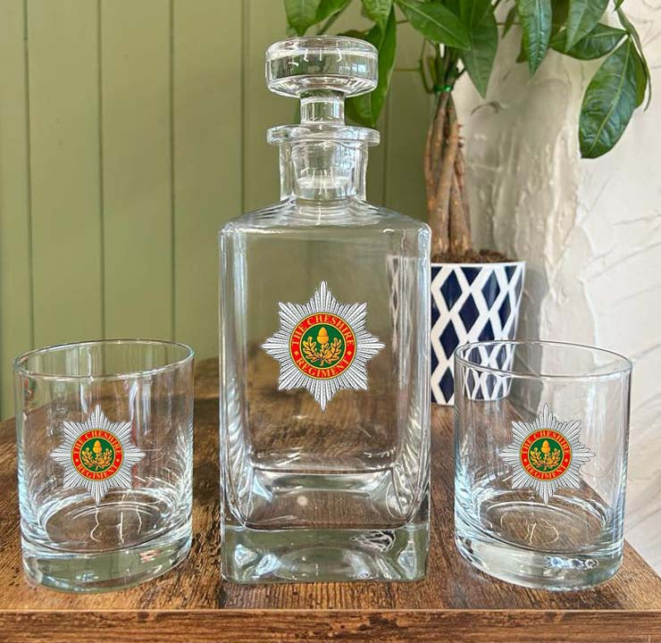 Cheshire Regiment - Decanter